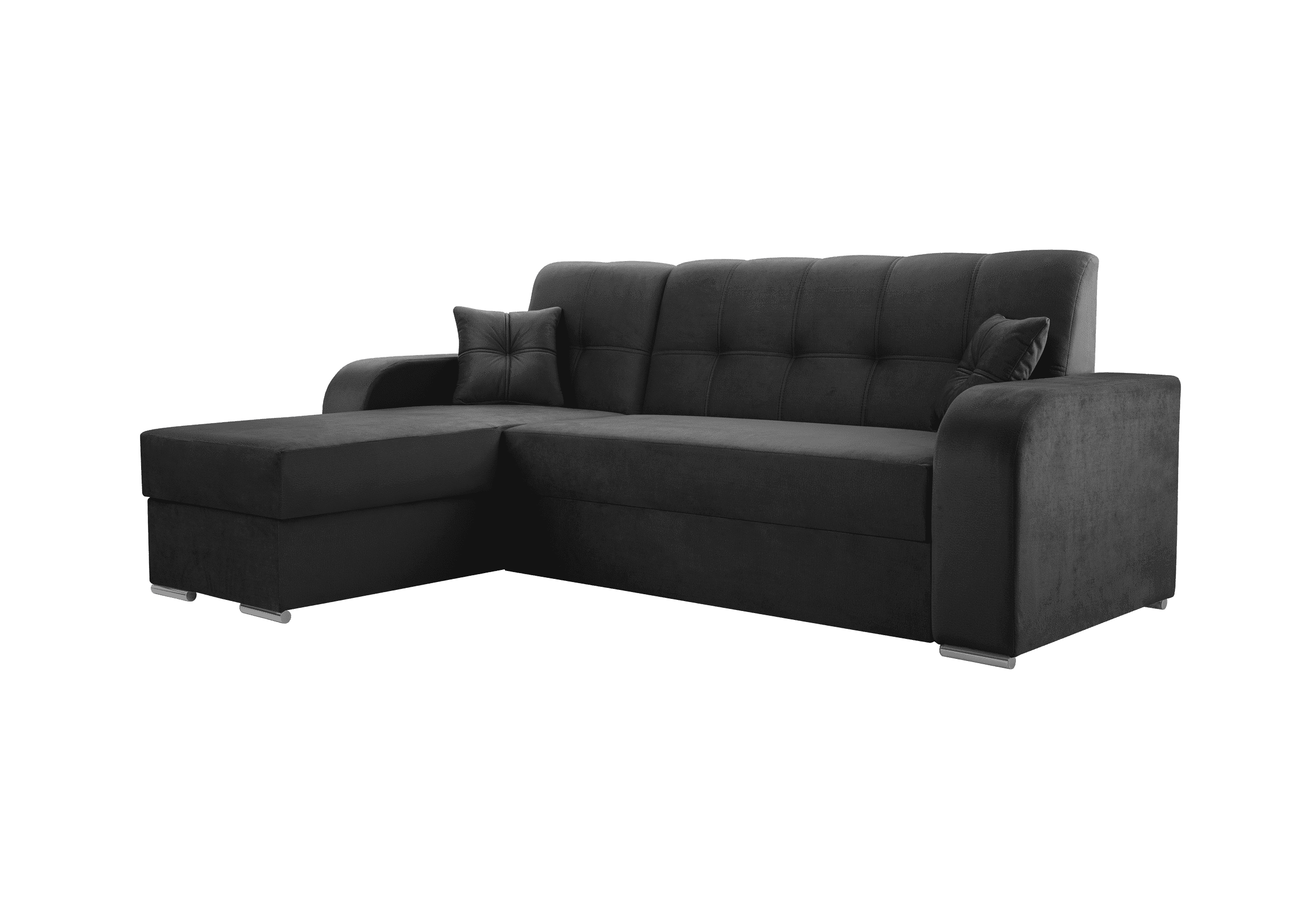 IDZ Rohová sedačka ORINOCO, 243 cm Roh sedačky: Levý roh, Barva látky: MONOLITH 95 (Sytá šedá)