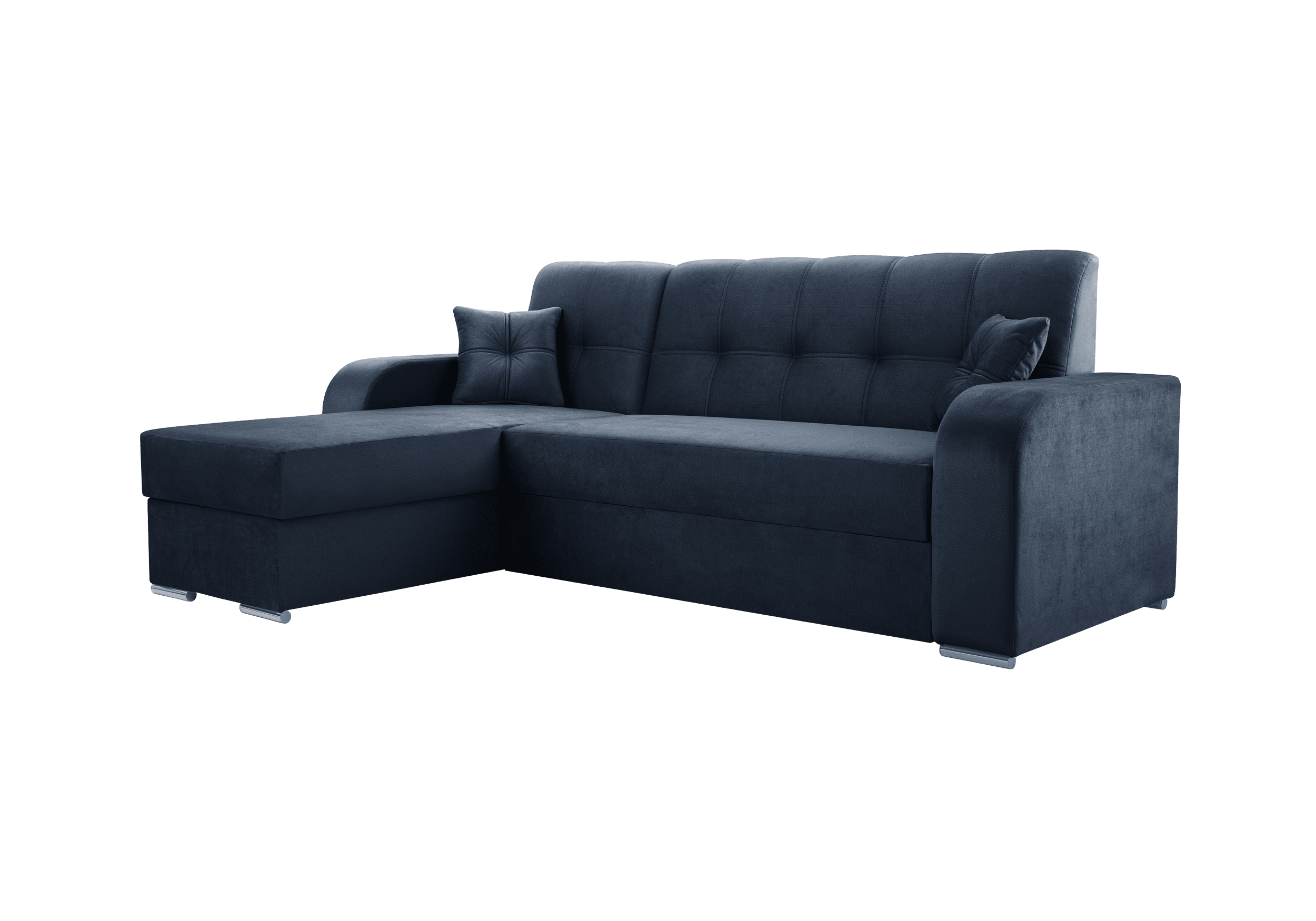 IDZ Rohová sedačka ORINOCO, 243 cm Roh sedačky: Levý roh, Barva látky: MONOLITH 77 (Námořnická modrá)
