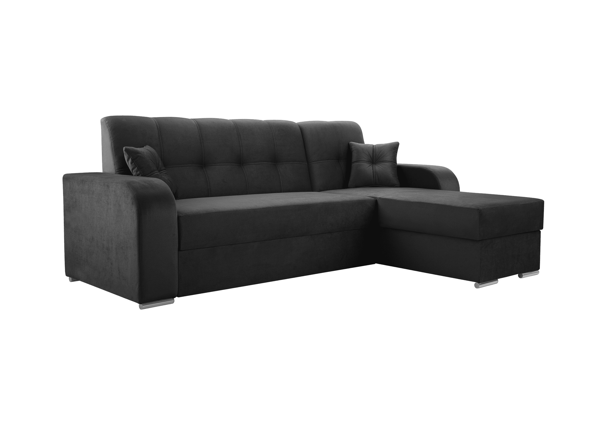 IDZ Rohová sedačka ORINOCO, 243 cm Roh sedačky: Pravý roh, Barva látky: MONOLITH 95 (Sytá šedá)