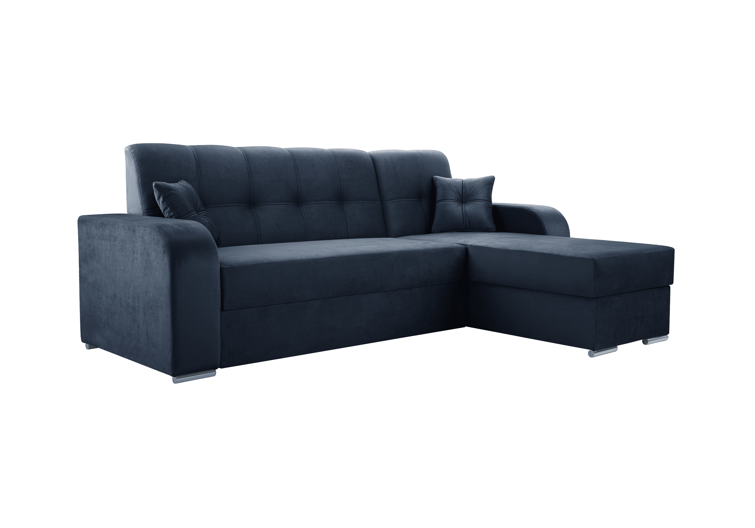 IDZ Rohová sedačka ORINOCO, 243 cm Roh sedačky: Pravý roh, Barva látky: MONOLITH 77 (Námořnická modrá)