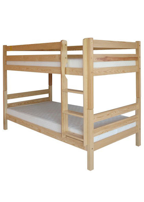 DRW Patrová postel z masivu - 90 x 200 cm + rošty ZDARMA