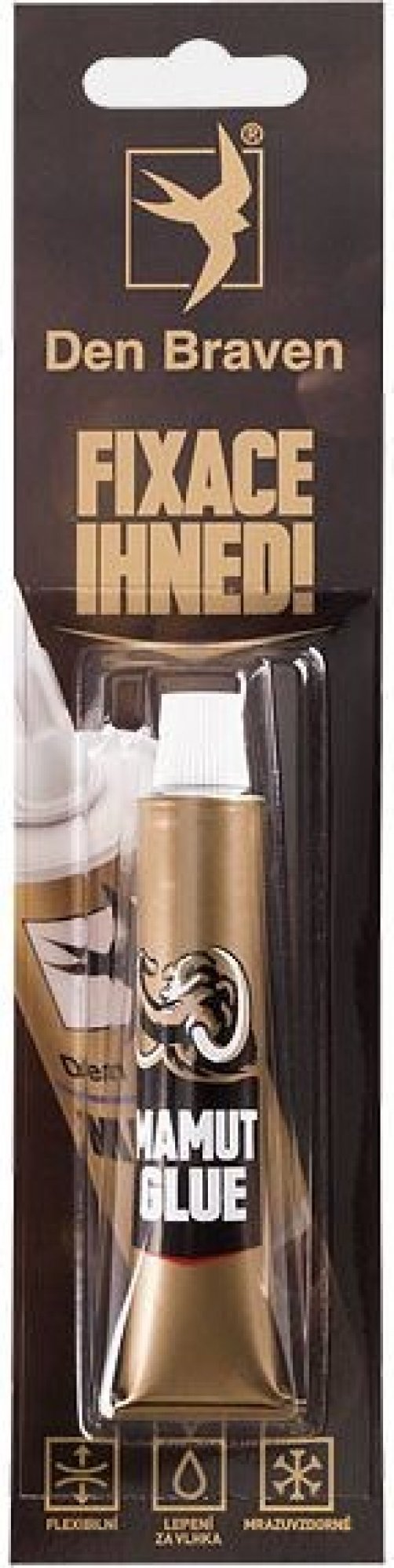 Den Braven Lepidlo Mamut High Tack tuba 25ml, Bílý