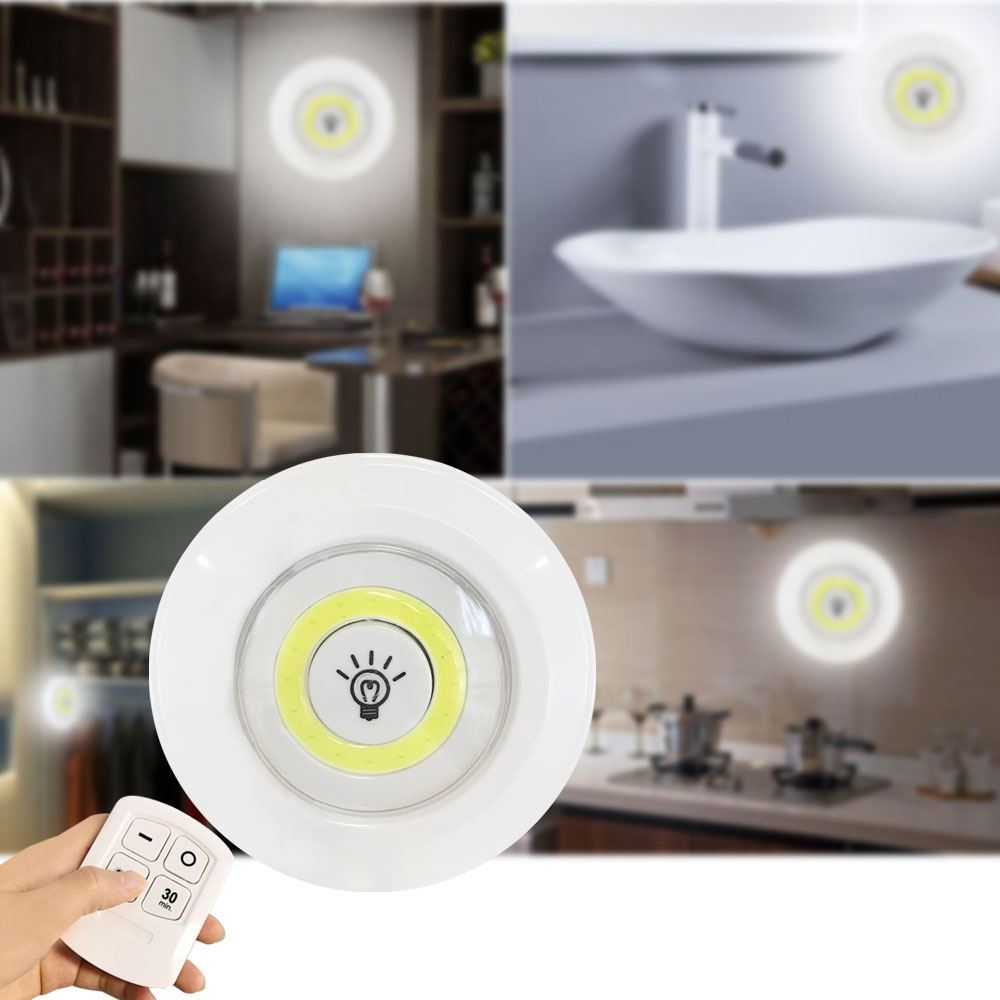 4L LED světlo s ovladačem 3ks