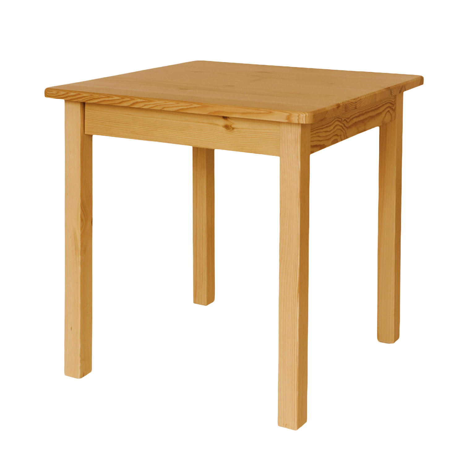 Levně Dede Stůl z masivu borovice 70x70 cm Lak dřeva: Olše