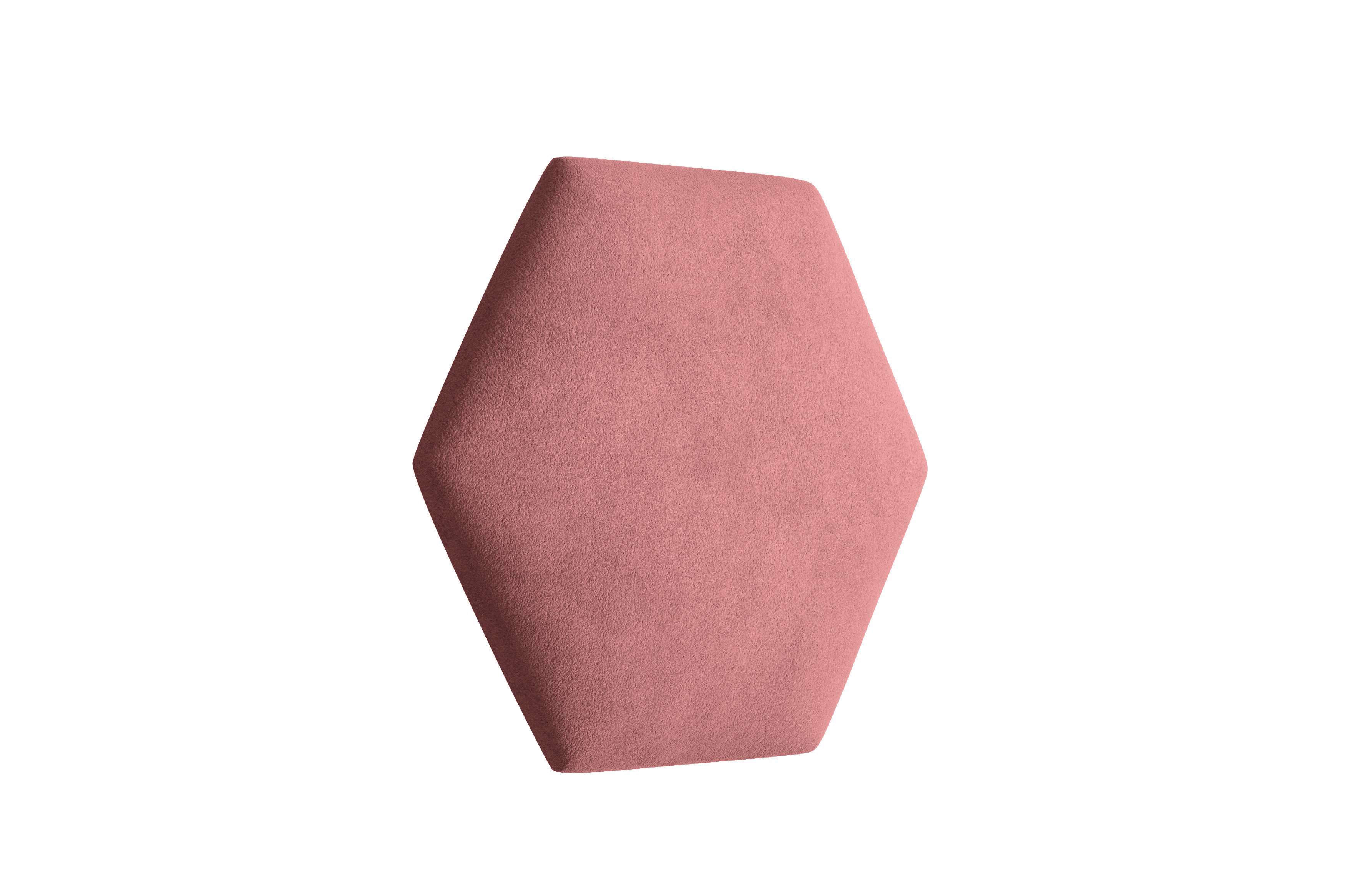 Levně Eka Čalouněný panel Hexagon Trinity 40,5 cm x 35,3 cm - Tmavá růžová 2323