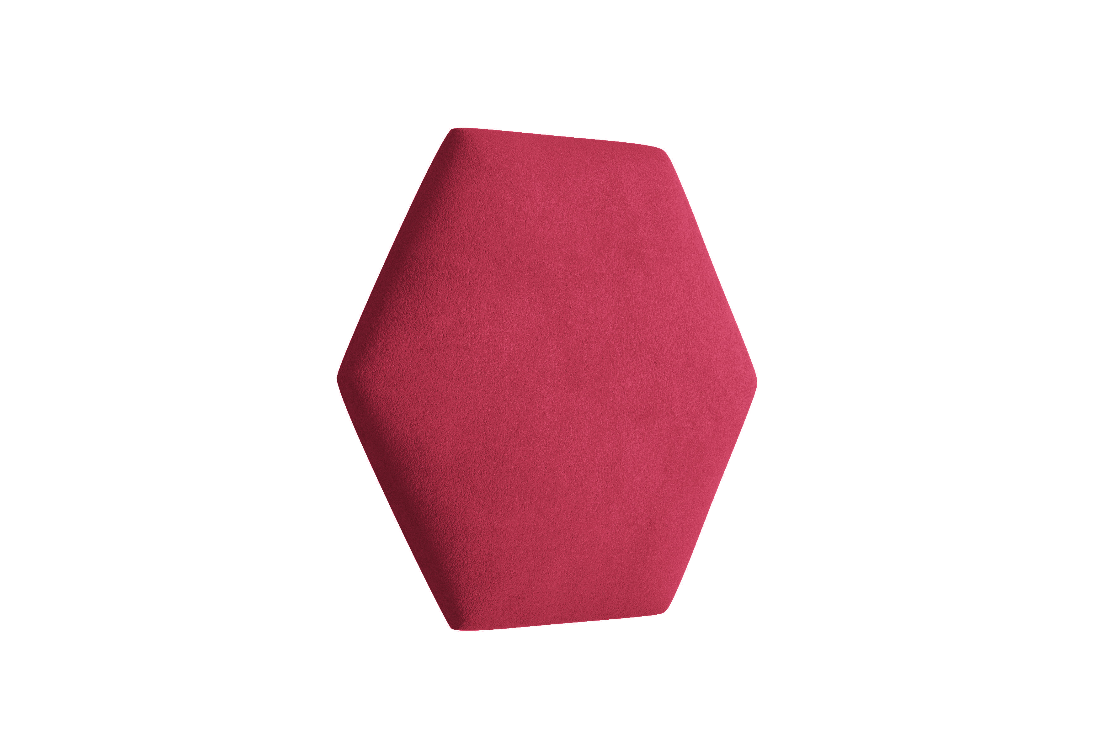 Levně Eka Čalouněný panel Hexagon Trinity 40,5 cm x 35,3 cm - Rubínová 2324