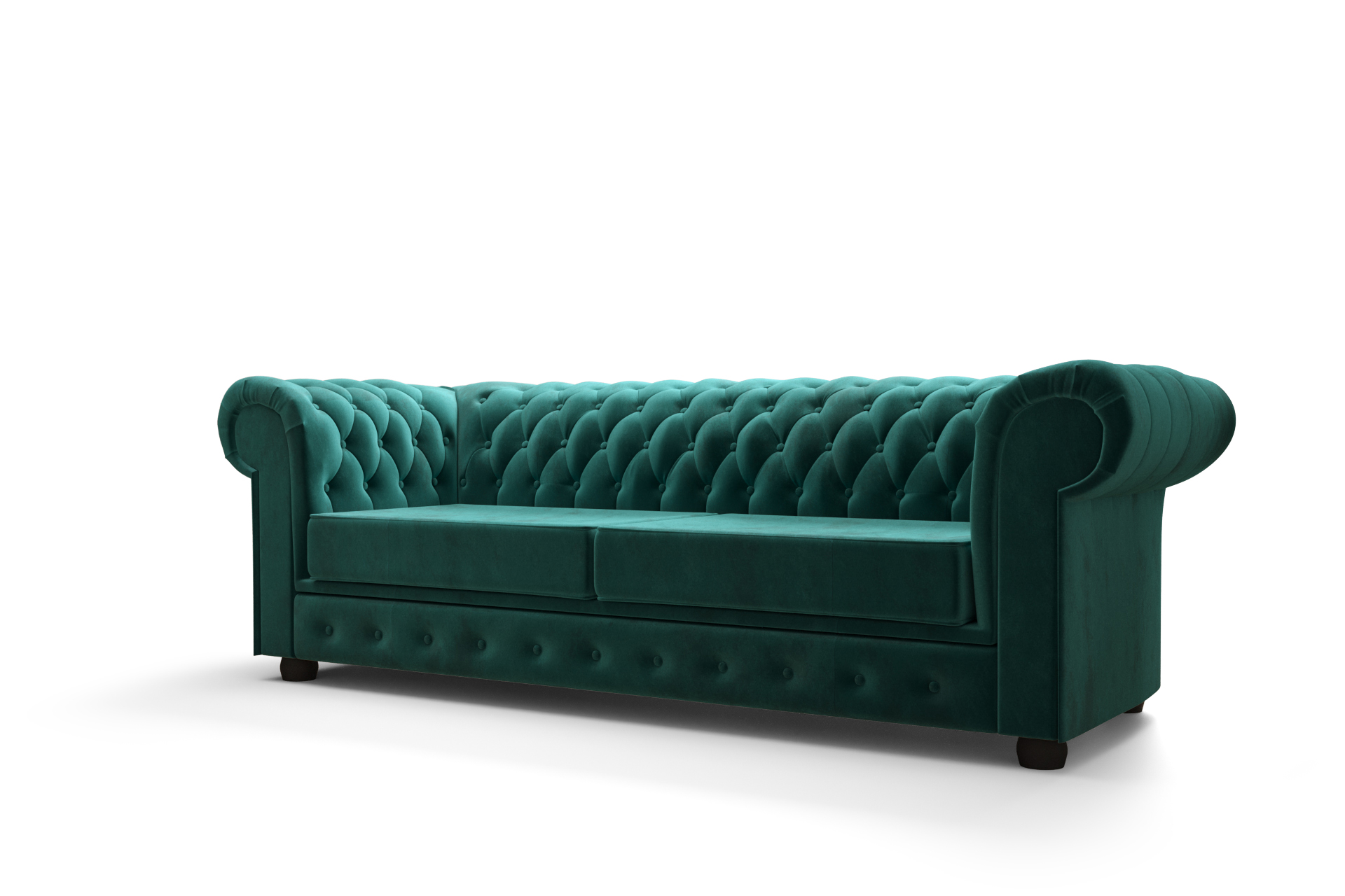 GRAND Pohovka LUXURY, dvojsedák Barva: VELVET 20, Rozkládání do lůžka: Ano