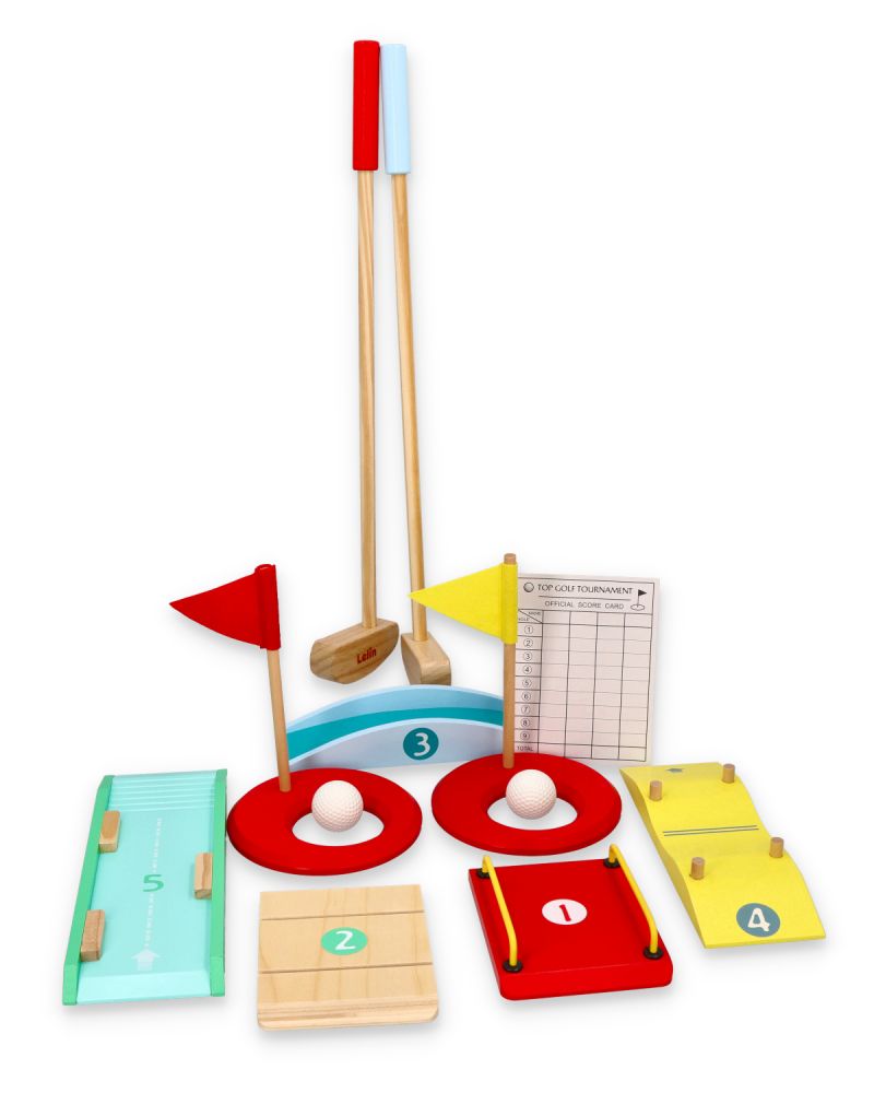 NEF Dětský dřevěný minigolf