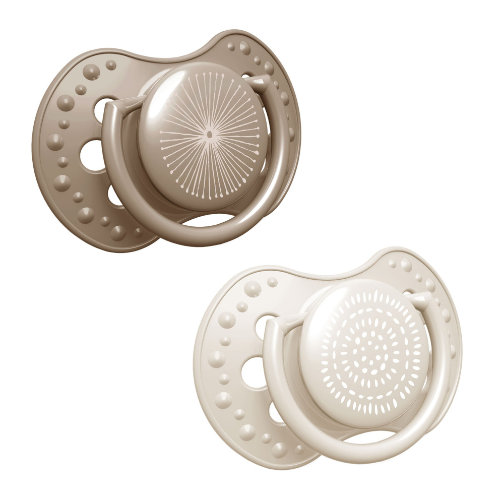 LOVI Silikonový dynamický dudlík HARMONY 6-18m 2ks holka