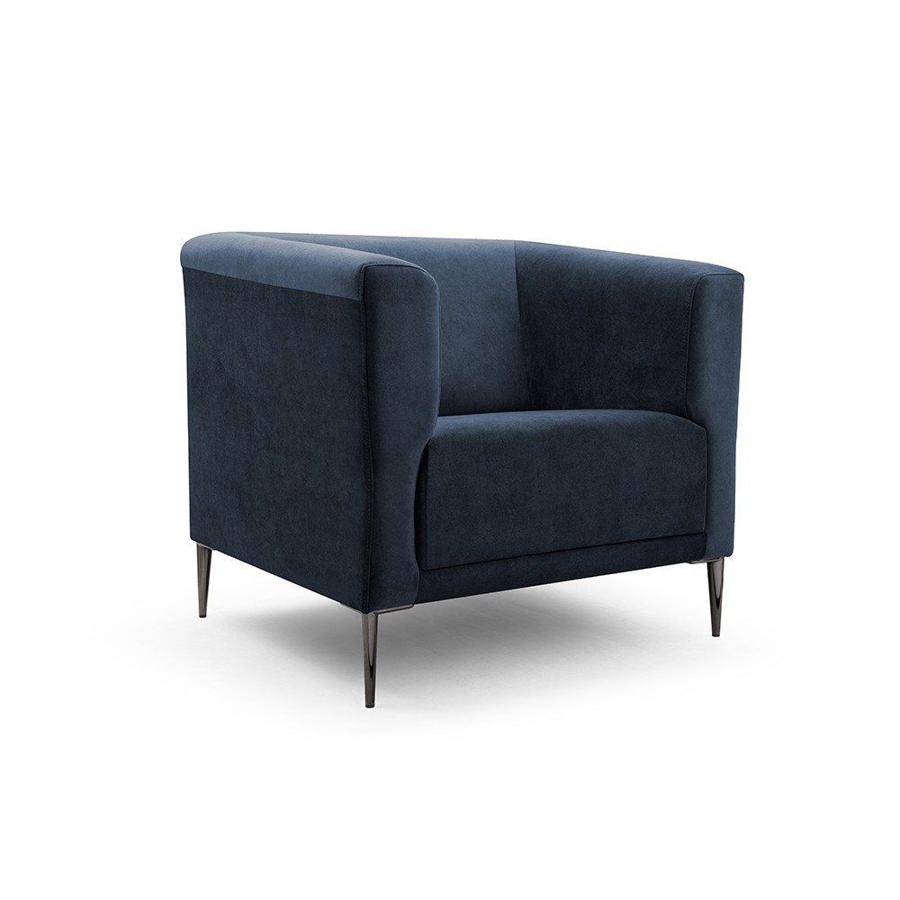 IDZ Křeslo DOLTONE - 91 x 80 cm Barva látky Vena: Vena 12 (modrá)