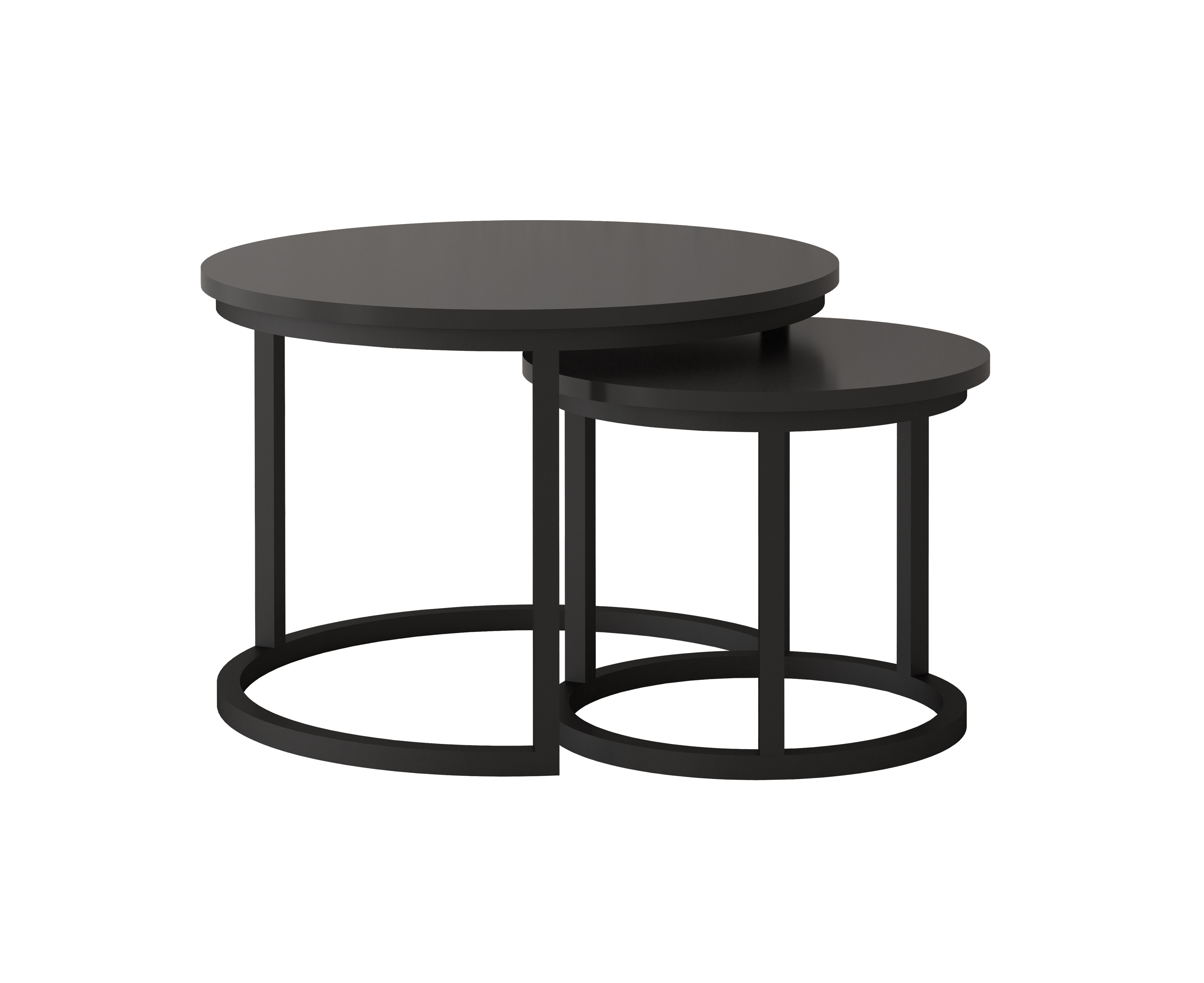 IDZ Konferenční stolek RONDO, Černá/Černá