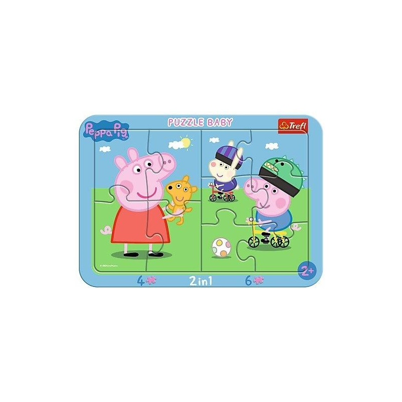 MR Dětské tabulkové puzzle pro nejmenší - Prasátko Peppa 1