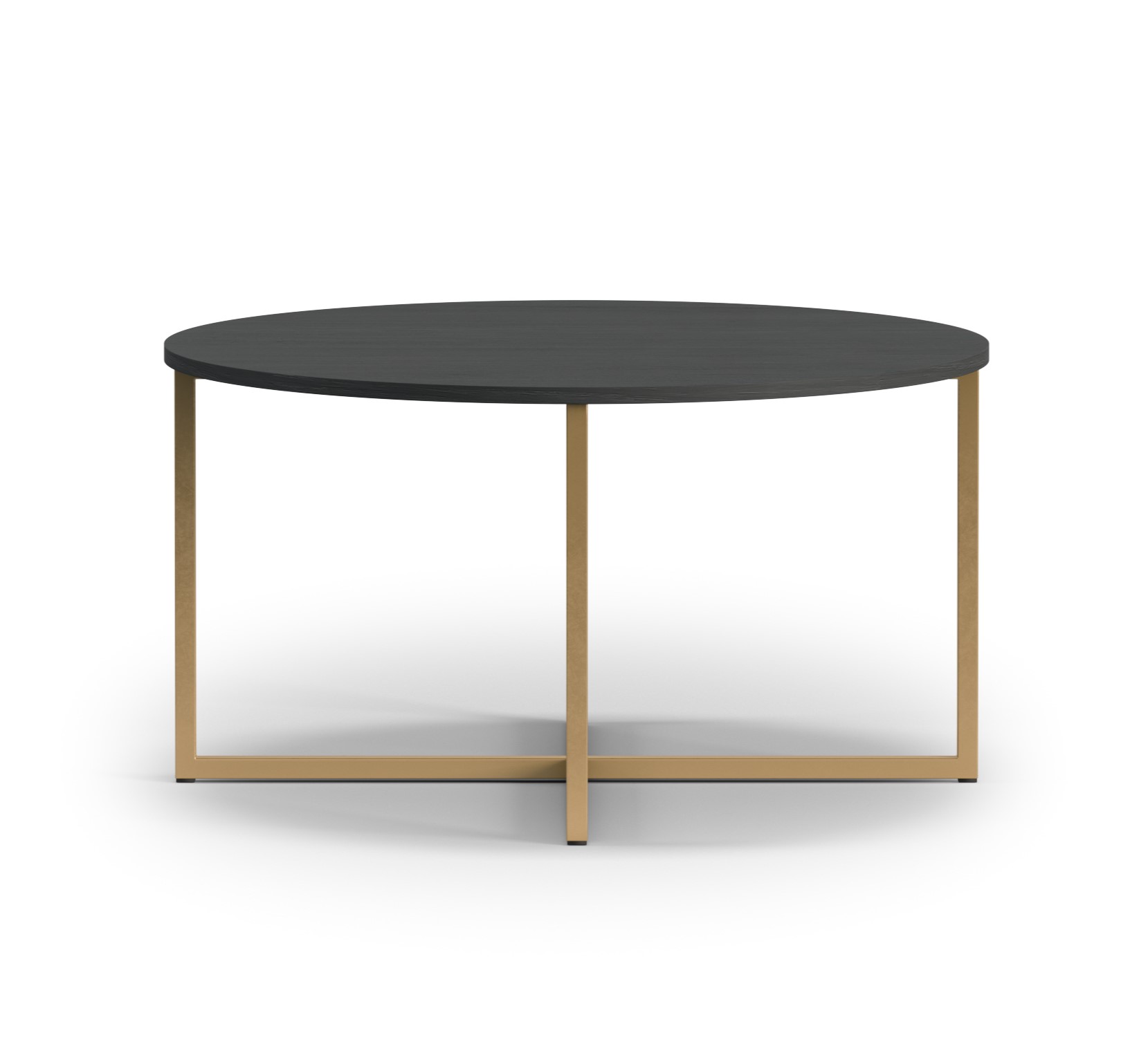 GAB Konferenční stolek Paula, černý jasan, 80 cm