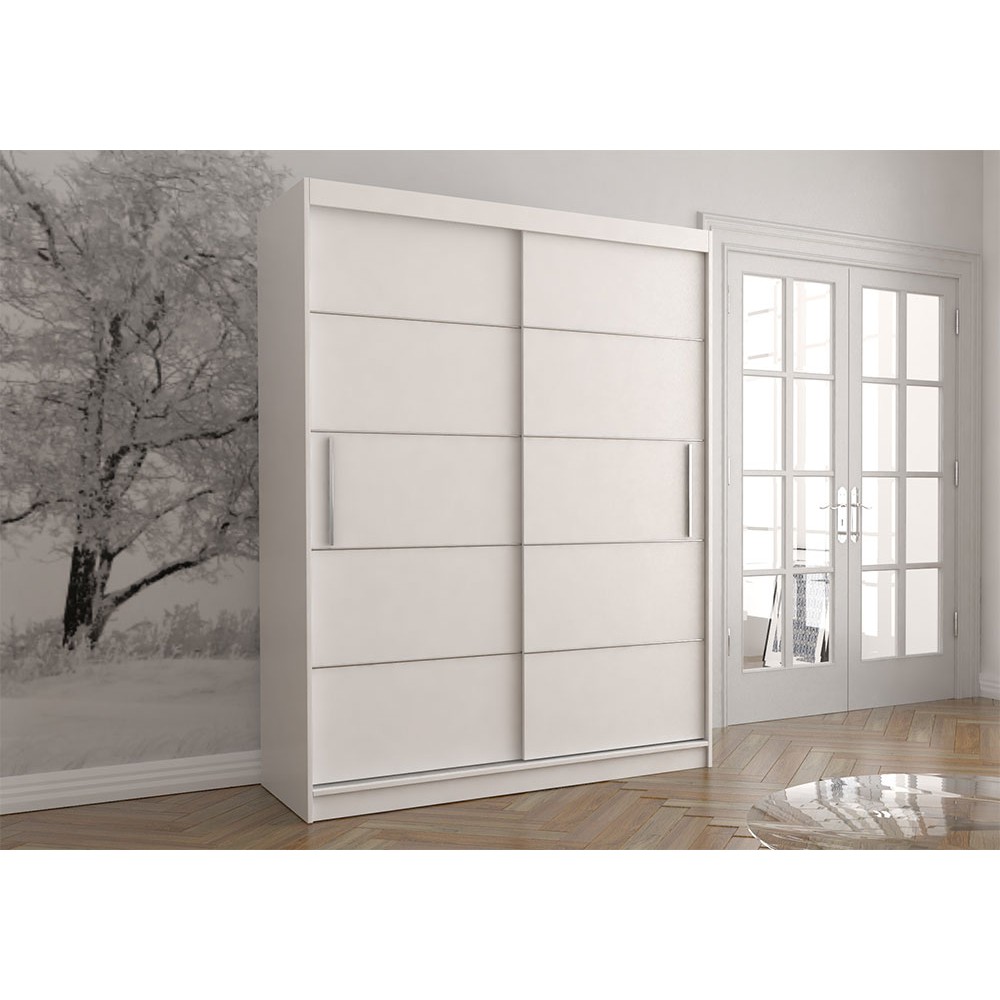 Levně IDZ Šatní skříň Vista bez zrcadla (150 cm) Barva dřeva: Bílá