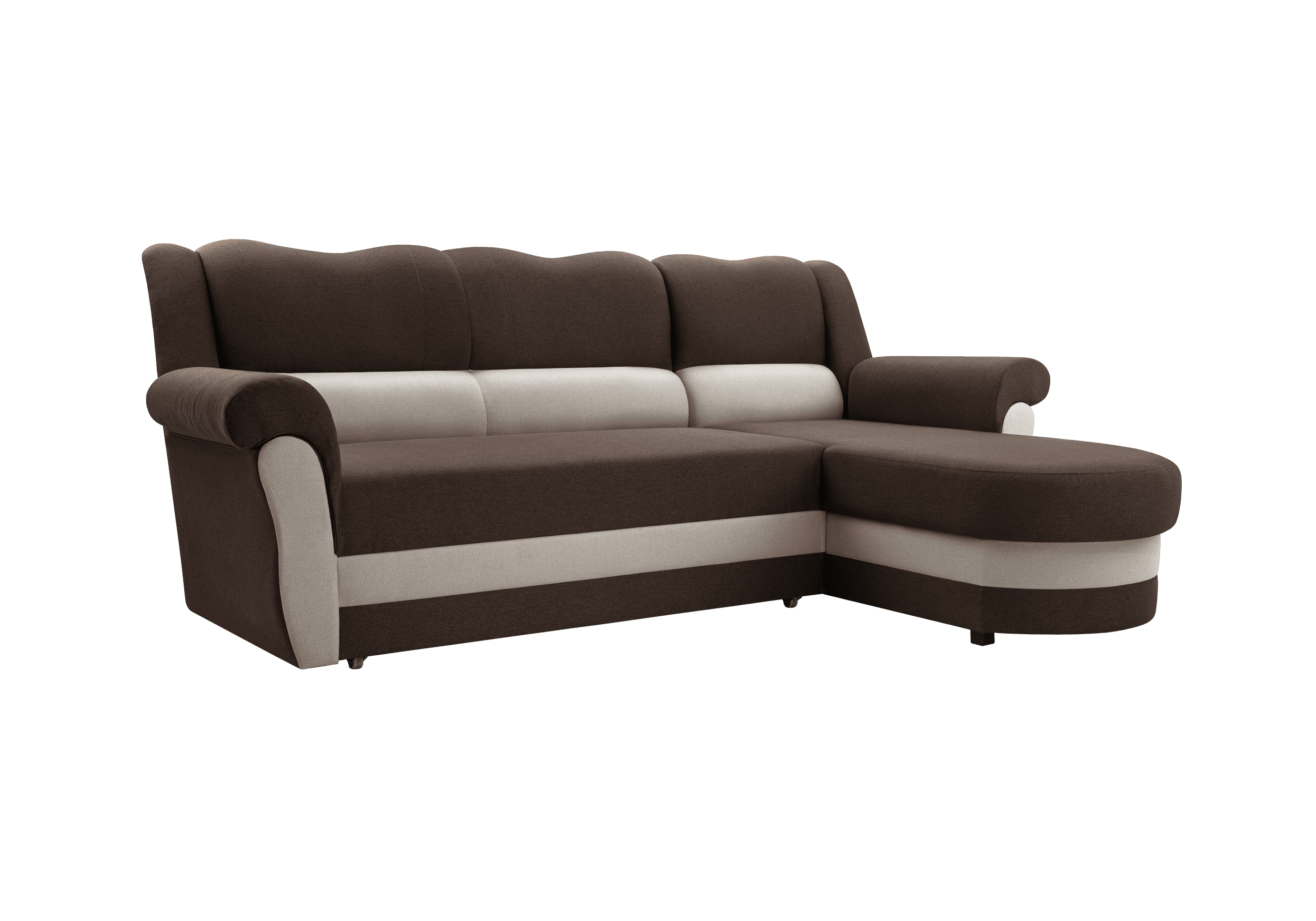 IDZ Rohová sedačka BRUNO, 240 cm Roh sedačky: Pravý roh, Barva látky: BAHAMA 08 + BAHAMA 33