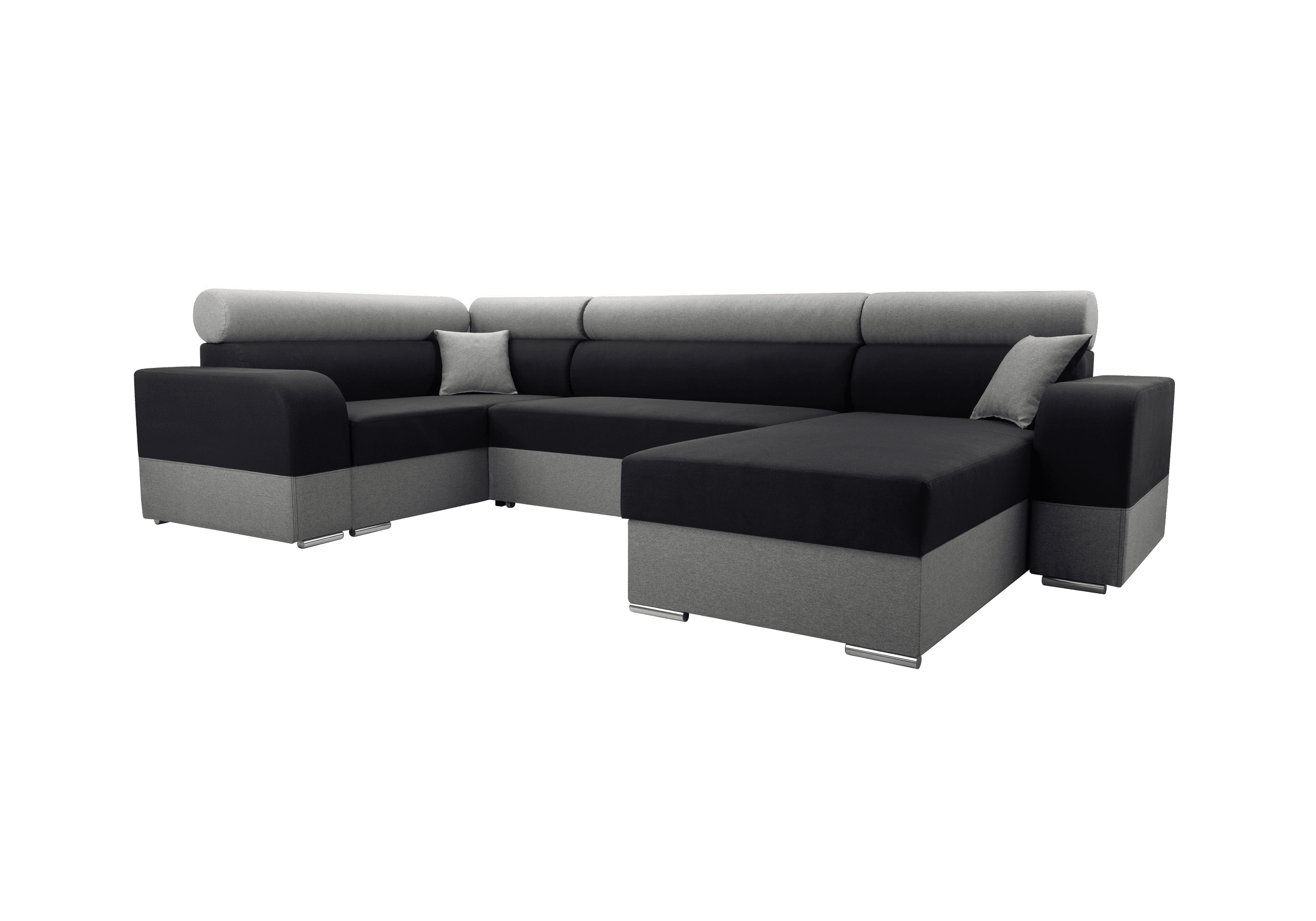 IDZ Rohová sedačka INFINITY SUPER do U, 332 cm Roh sedačky: Levý roh, Barva látky: BAHAMA 36 + BAHAMA 34