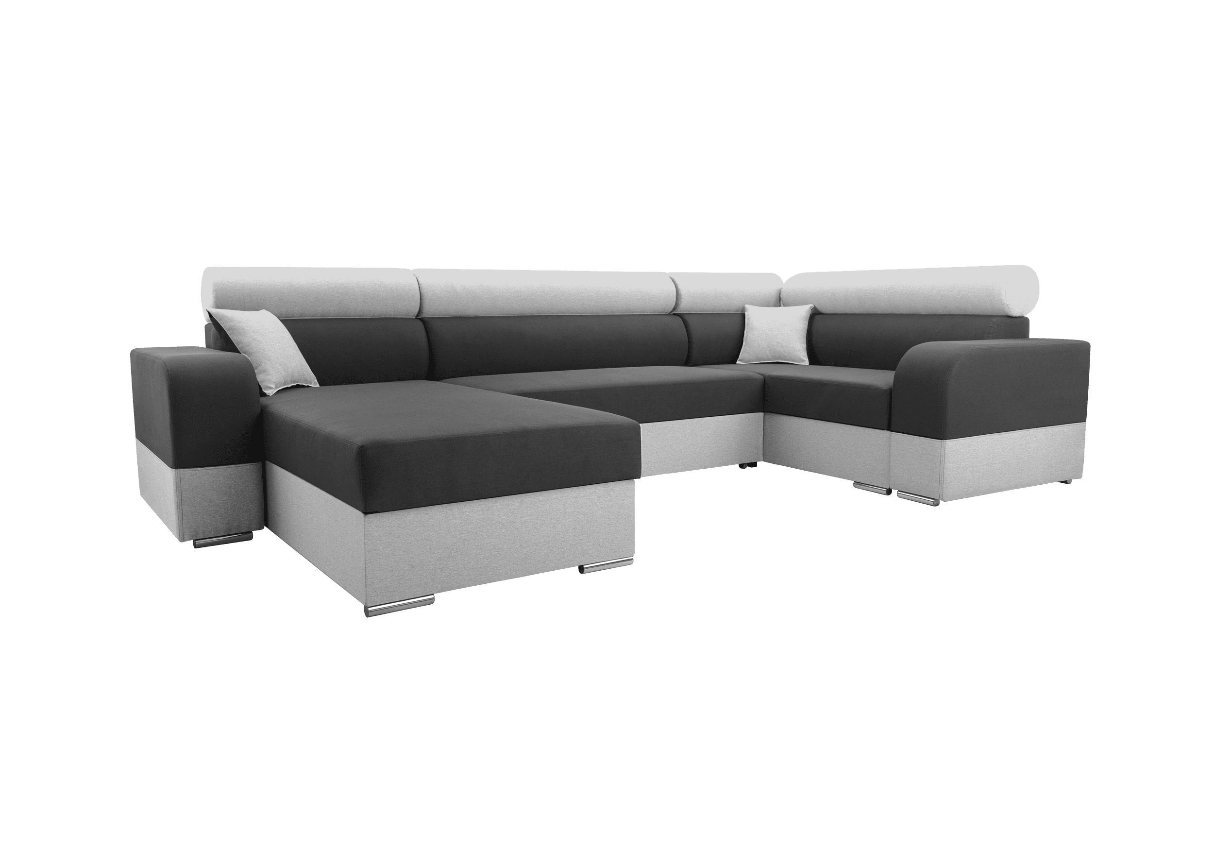 IDZ Rohová sedačka INFINITY SUPER do U, 332 cm Roh sedačky: Pravý roh, Barva látky: BAHAMA 35 + BAHAMA 31