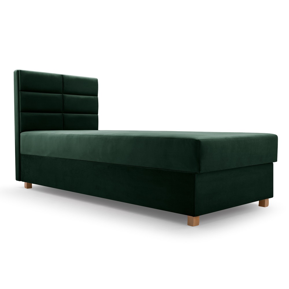 IDZ Čalouněná postel PIANO 80 x 200 cm Barva látky: BLUE VELVET 78