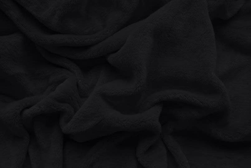 OS Prostěradlo 180x200 mikroplyš Senza - černé