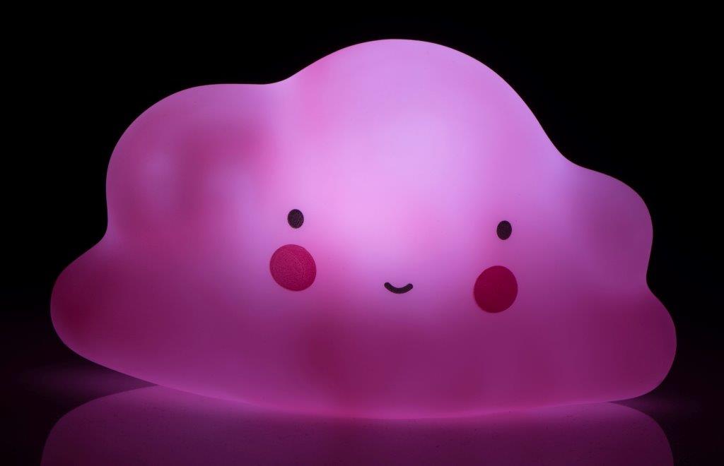 Produktové foto IK Dětská LED lampička - mráček, růžová