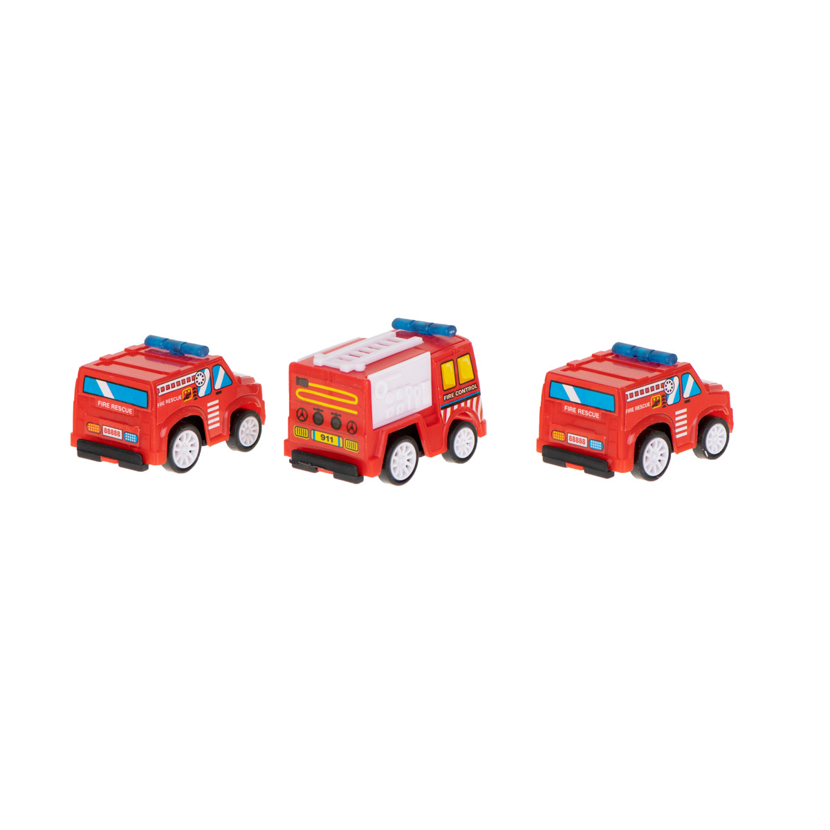 Produktové foto IK Sada dětských hasičských aut, 6 ks