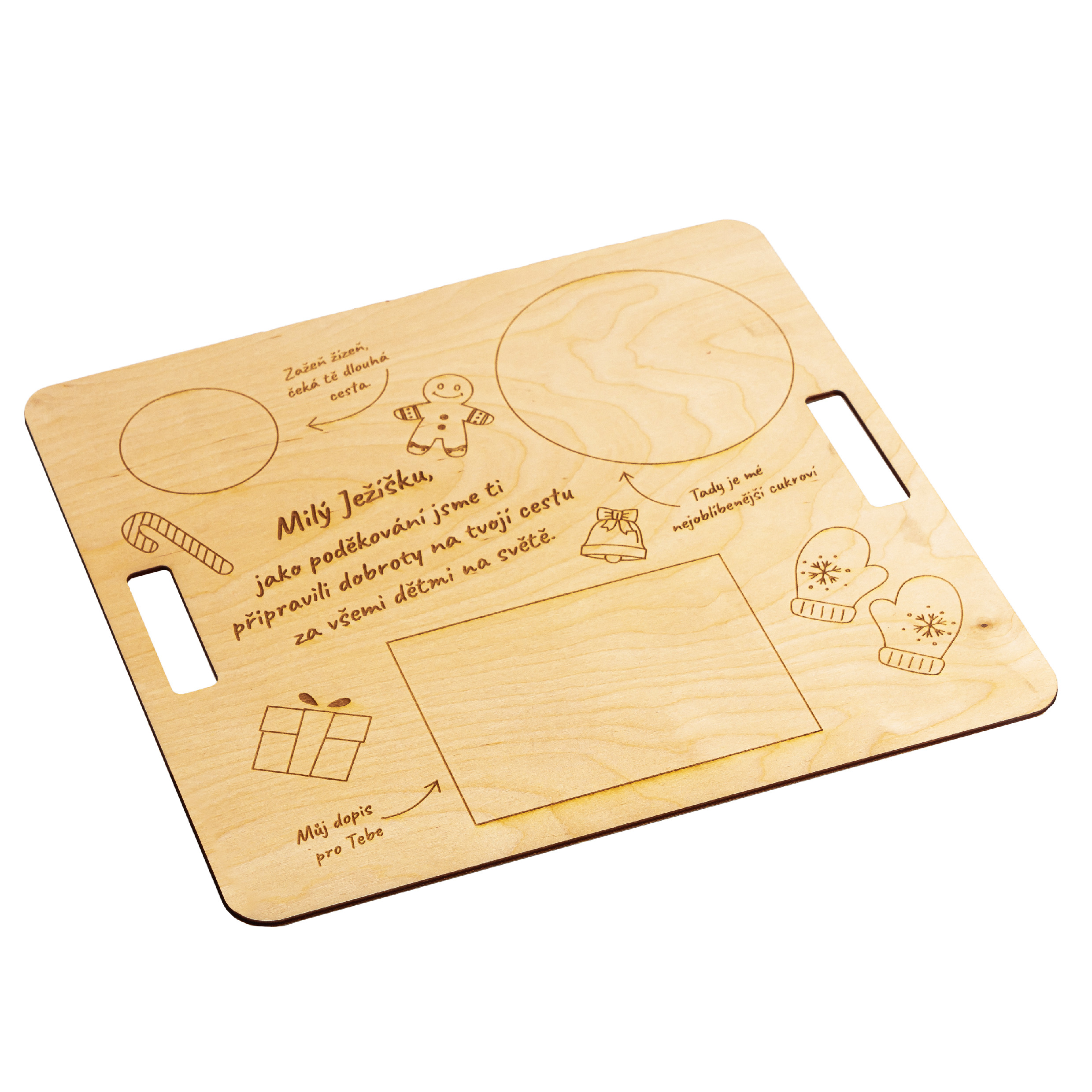 FK Vánoční podnos na dopis pro Ježíška