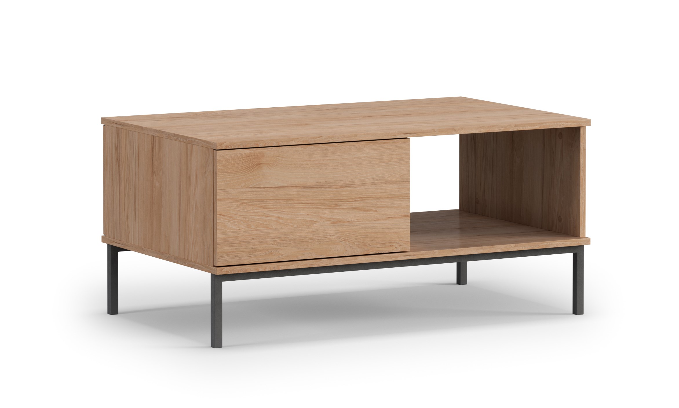 GAB Konferenční stůl QUER, Dub Hikora 100 cm