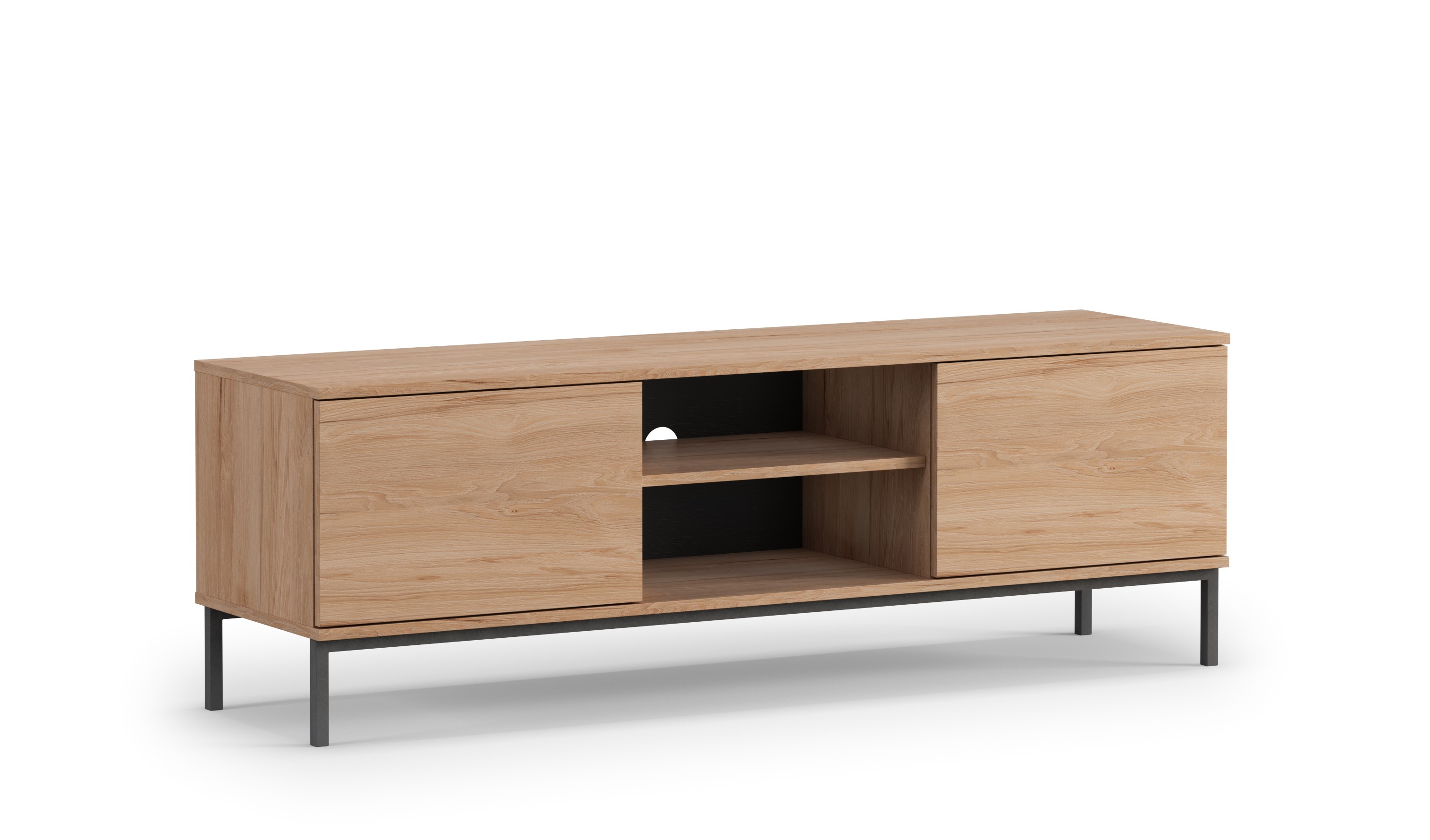 GAB TV stolek QUER RTV 2D, Dub Hikora 150 cm