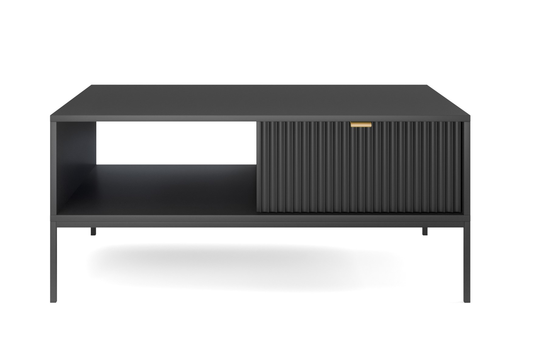 PSK Konferenční stolek NEMO L104, Černá 104 cm Dekor nohou: Černé