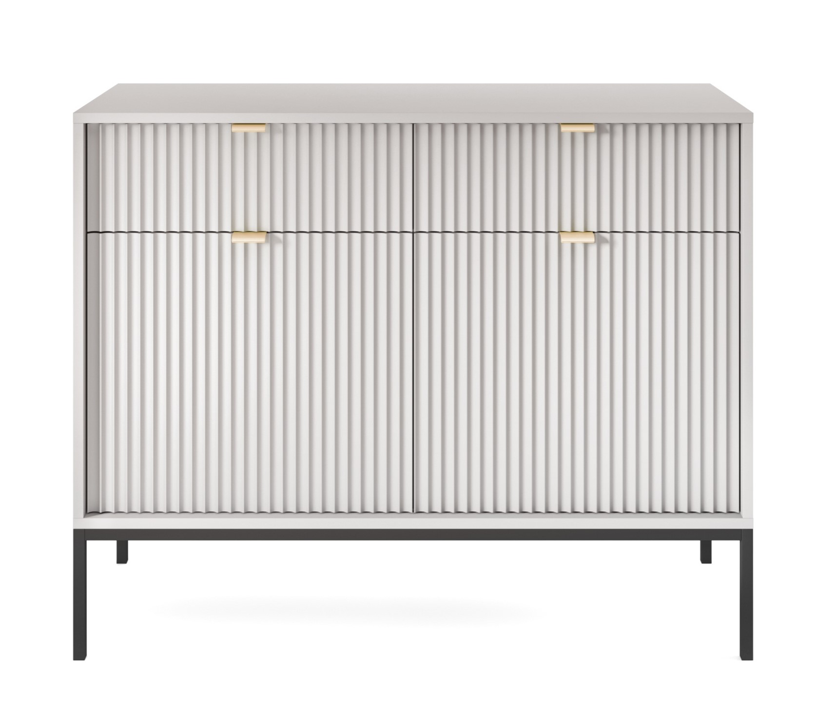 PSK Komoda NEMO KSZ104, Šedá 104 cm Dekor nohou: Černé