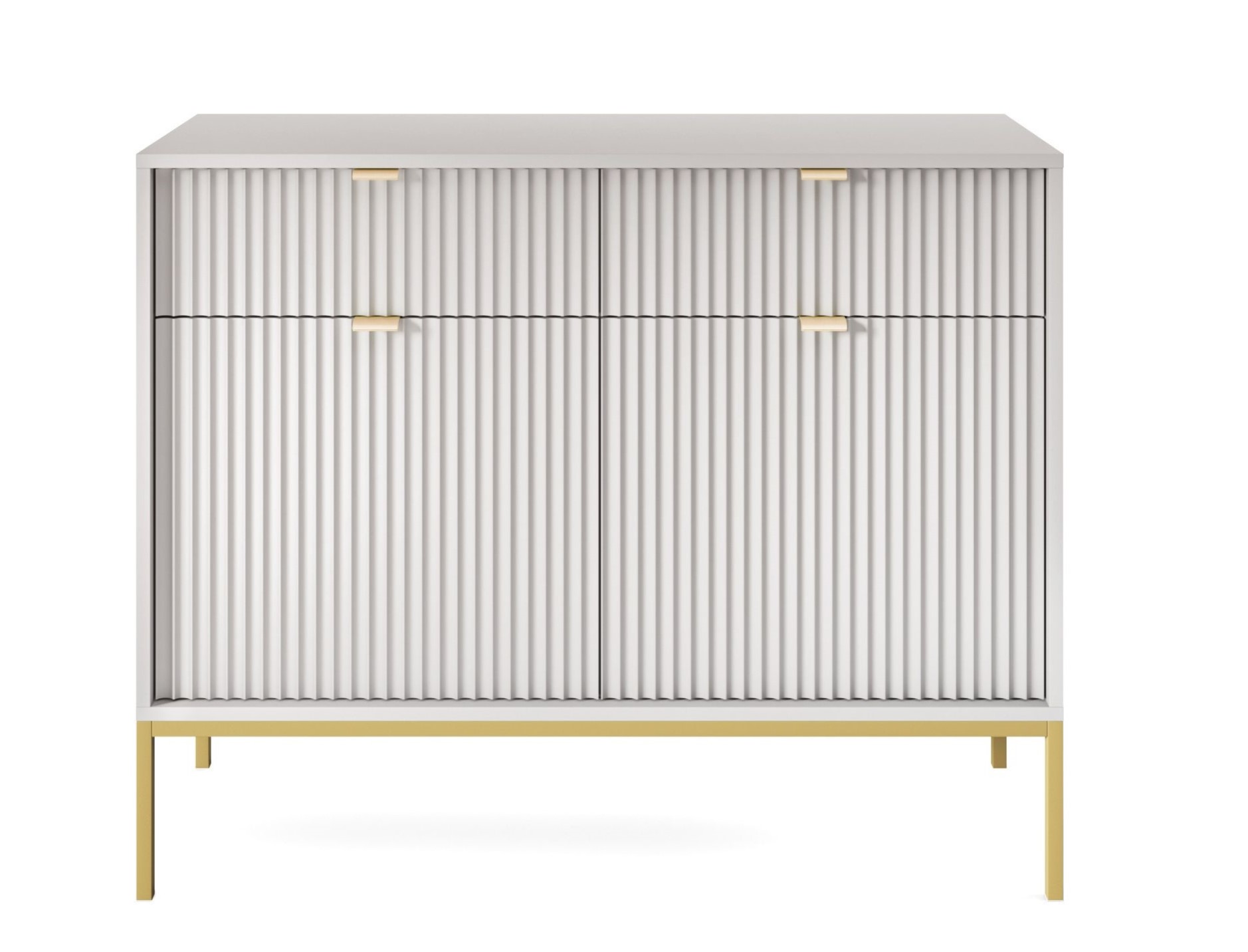 PSK Komoda NEMO KSZ104, Šedá 104 cm Dekor nohou: Zlaté