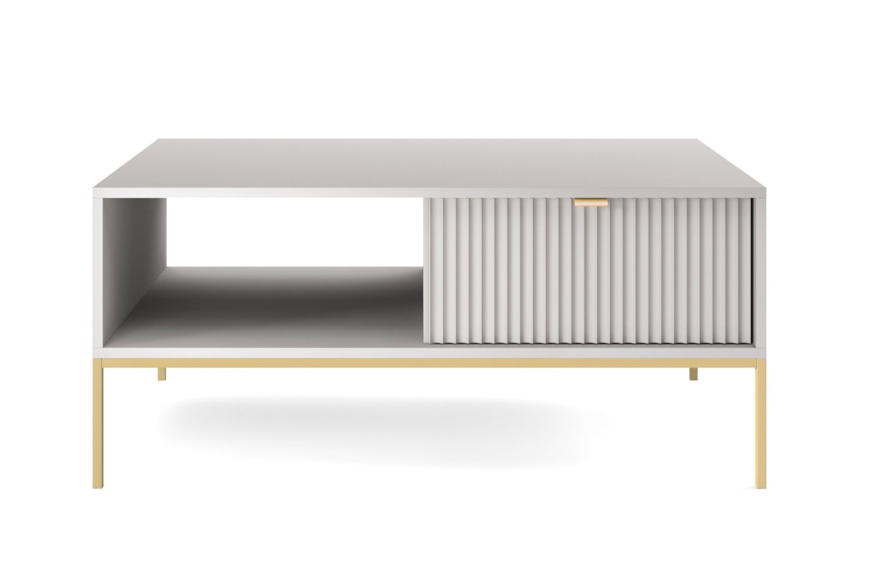 PSK Konferenční stolek NEMO L104, Šedá 104 cm Dekor nohou: Zlaté