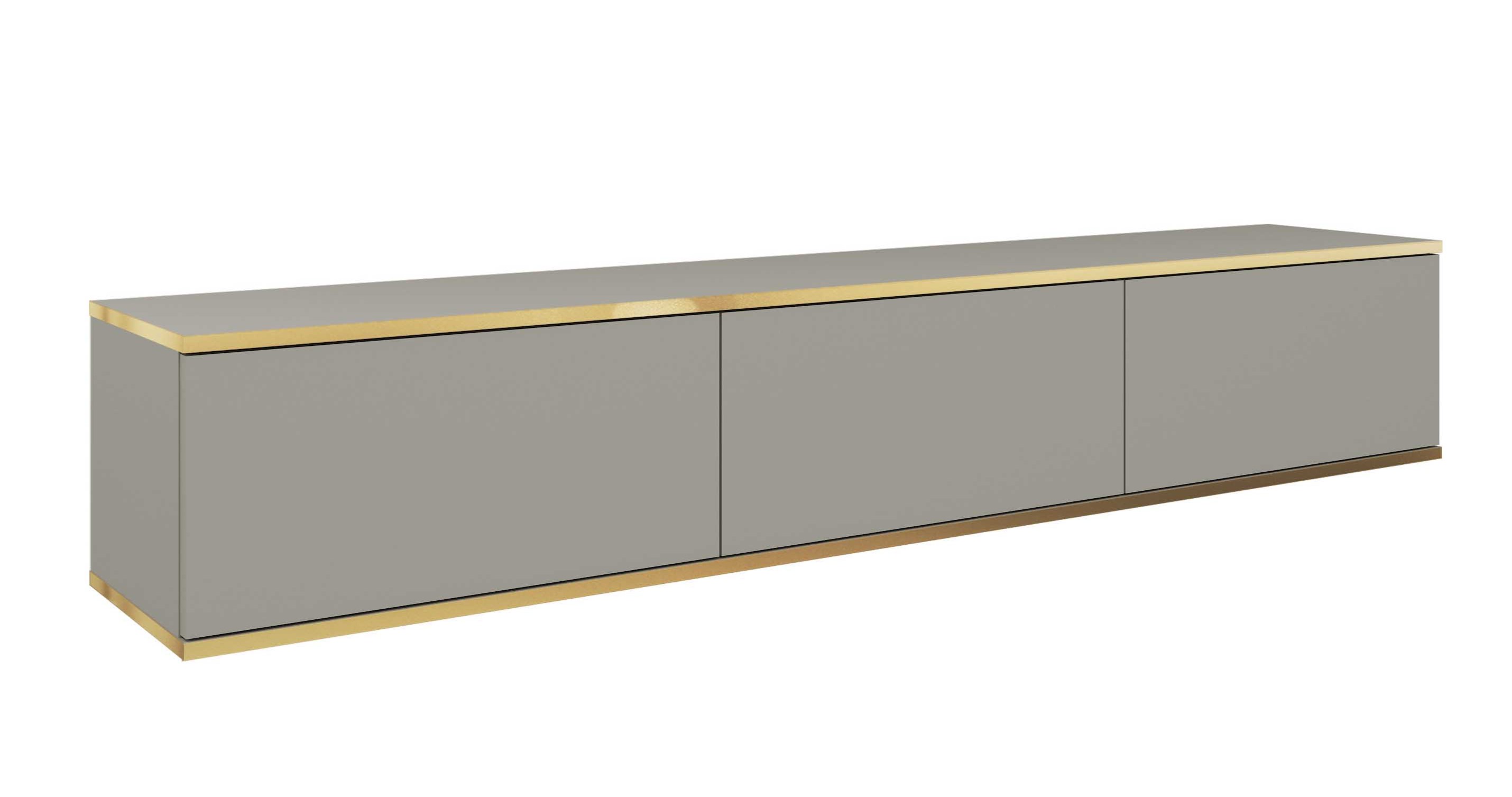 PSK Televizní stolek ORION, Šedá 175 cm