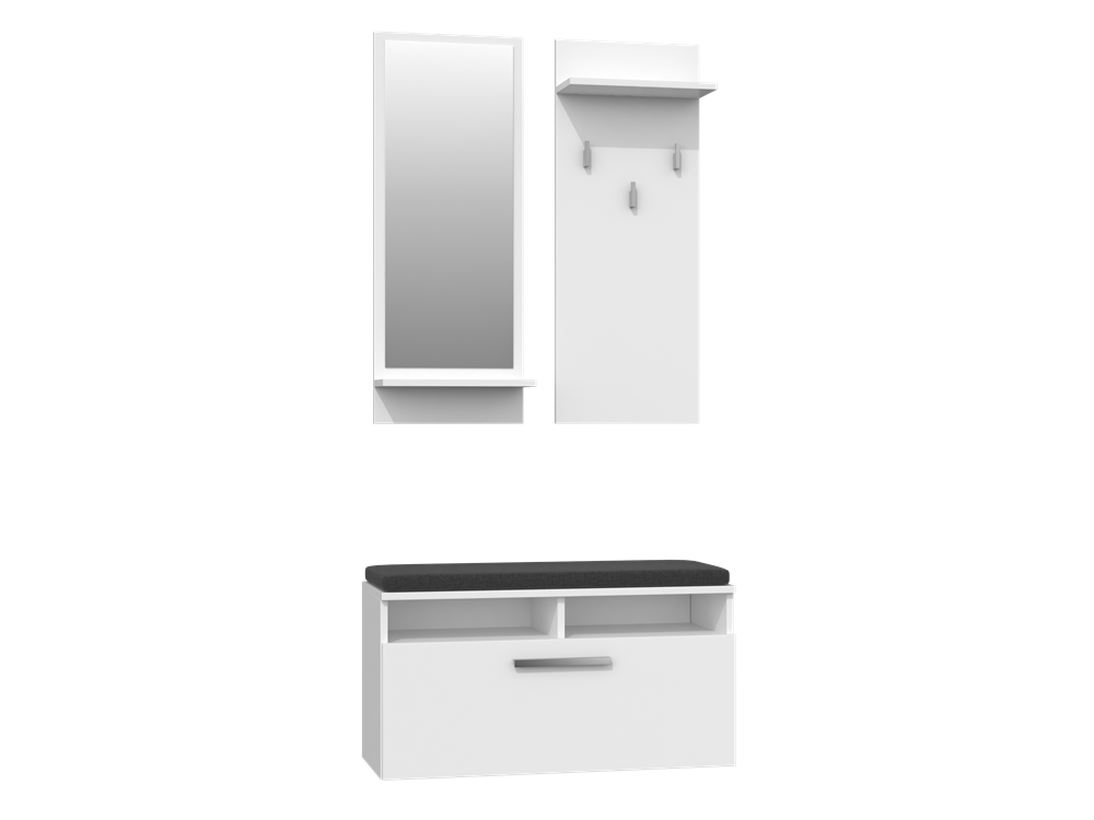 TPS Předsíňová stěna RIVA - Bílá