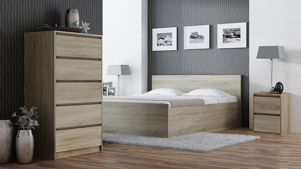 TPS Noční stolek KARO K2 - Dub sonoma