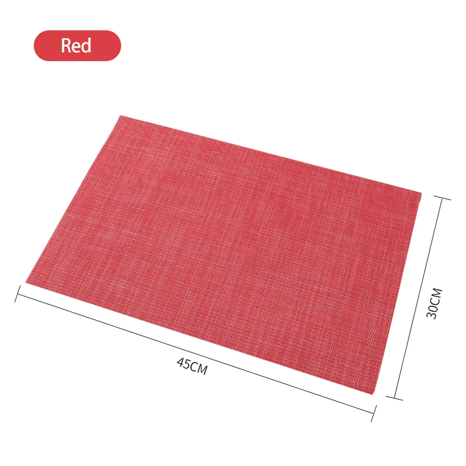 Levně AL Nepromokavé prostírání Plate 30x45 cm, různé barvy Barva: Červená (Red)