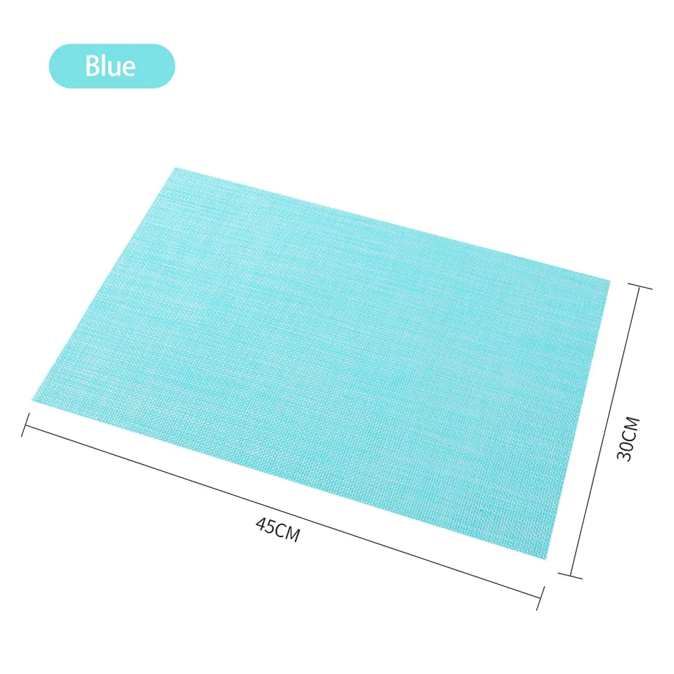 Levně AL Nepromokavé prostírání Plate 30x45 cm, různé barvy Barva: Modrá (Blue)