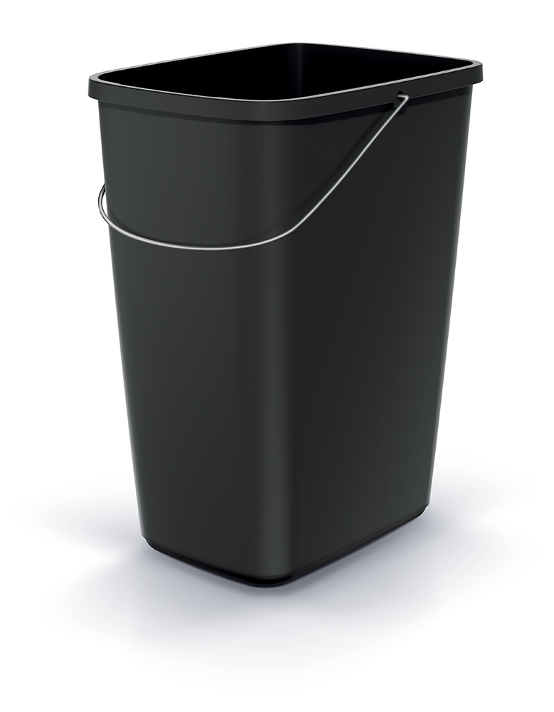 Levně PRO Odpadkový koš COMPACTA Q basic recyklovaný černý, objem 12l