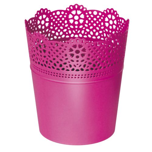 Levně PRO Květináč s krajkou LACE fuchsie 16,0 cm