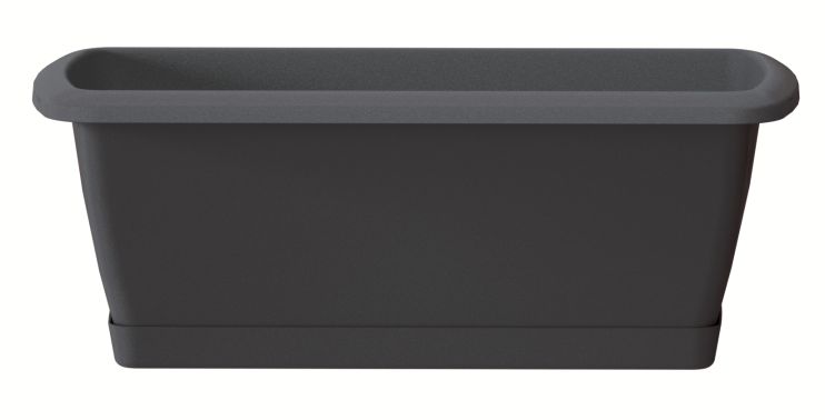 PRO Truhlík s miskou RESPANA SET antracit 78,6 cm