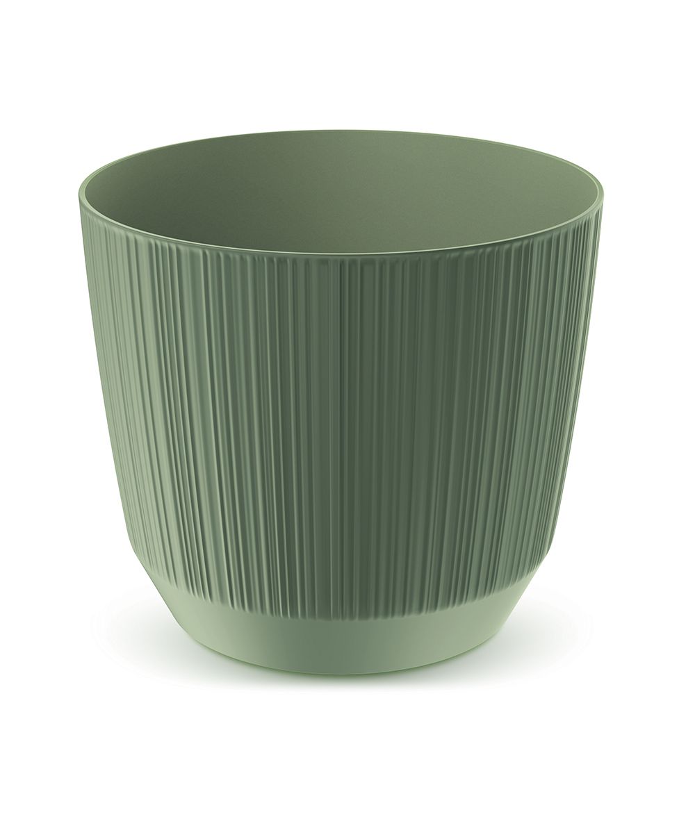 PRO Květináč RYFO zemitě zelený 12,6cm