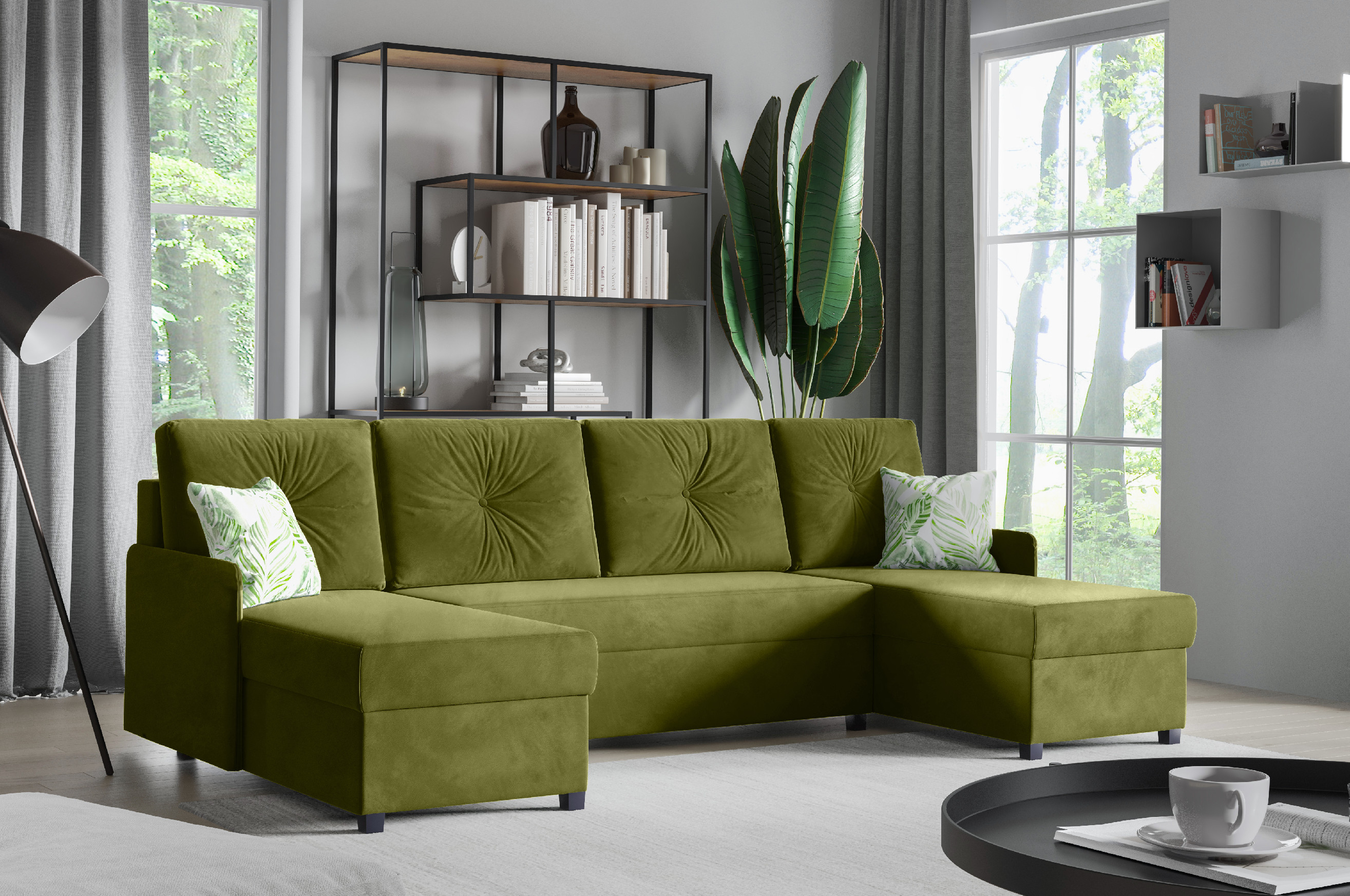 Eka Rohová sedačka RINGO do U, 270 cm Barva látky: KRONOS 17