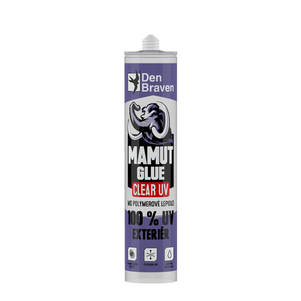 Den Braven Lepidlo Mamut Glue Clear UV 290ml