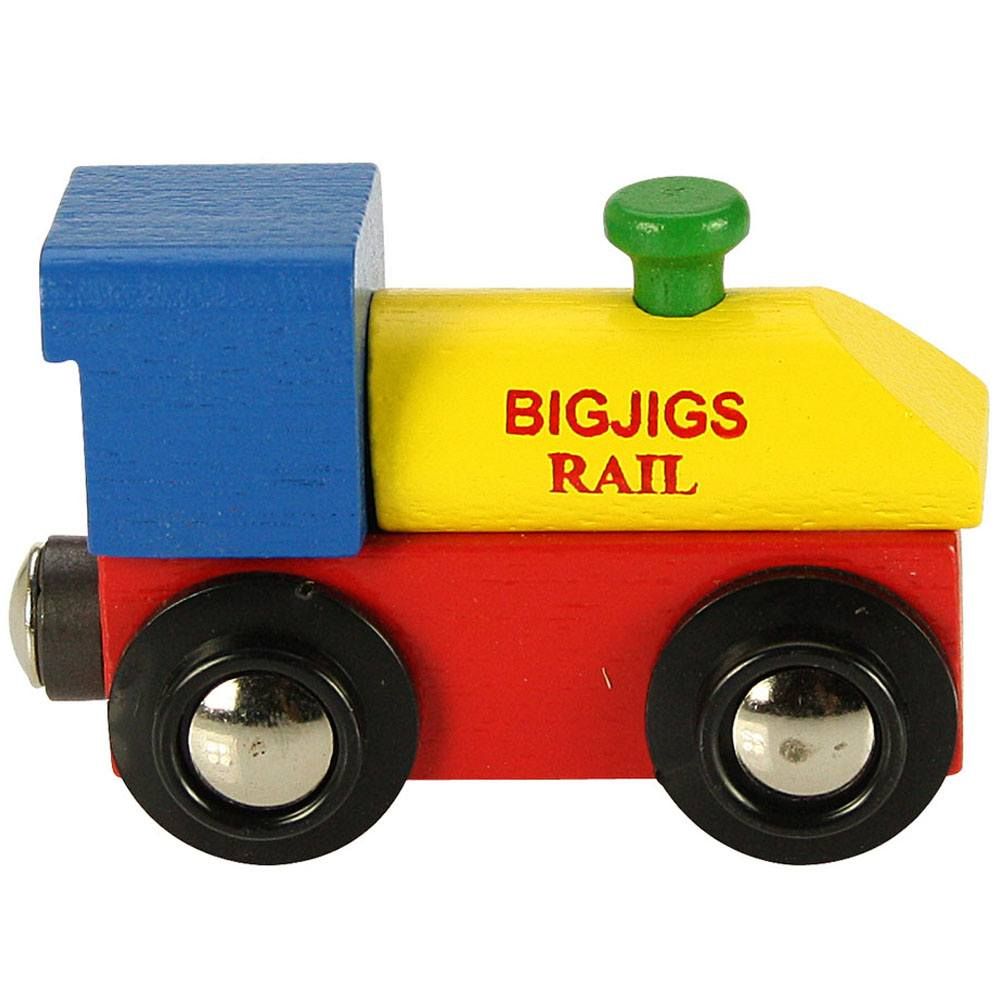 Levně Bigjigs Rail Dřevěná lokomotiva