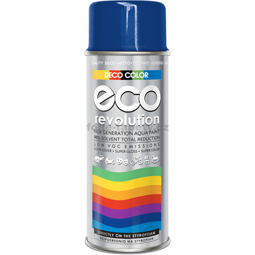 Levně DecoColor Barva ve spreji ECO lesklá, RAL 400 ml Výběr barev: RAL 5010 modrá