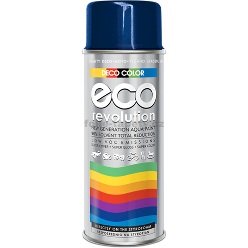 Levně DecoColor Barva ve spreji ECO lesklá, RAL 400 ml Výběr barev: RAL 5003 modrá
