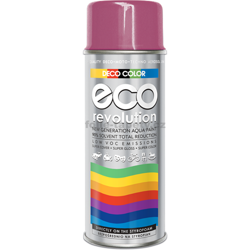 Levně DecoColor Barva ve spreji ECO lesklá, RAL 400 ml Výběr barev: RAL 4003 růžová
