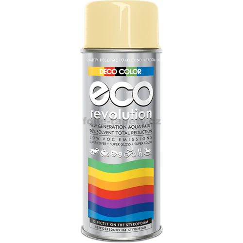 Levně DecoColor Barva ve spreji ECO lesklá, RAL 400 ml Výběr barev: RAL 1015 béžová