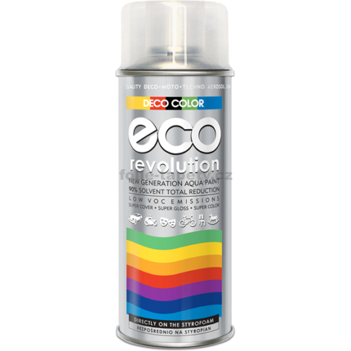 DecoColor Barva ve spreji ECO lesklá, RAL 400 ml Výběr barev: RAL 0000 bezbarvá