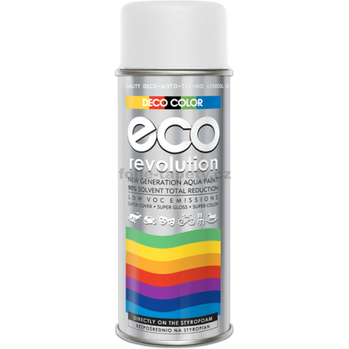 Levně DecoColor Barva ve spreji ECO matná, RAL 400 ml Výběr barev: RAL 9010 bílá